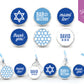 108 Personalized Hershey’s Kisses Stickers | Bar Mitzvah