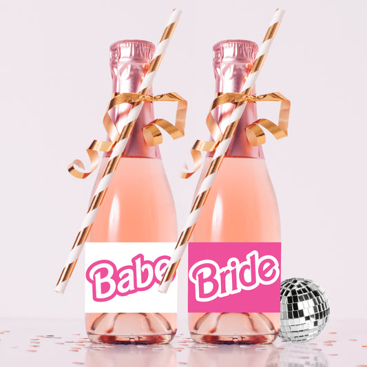 Barbie Bachelorette Bubbly Labels