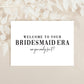 Bridesmaid Era | Bridesmaid Proposal Card