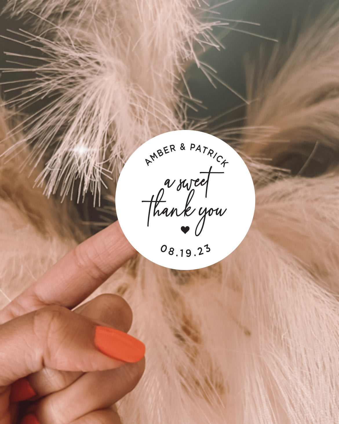 A Sweet Thank You | Favour Labels + Bags