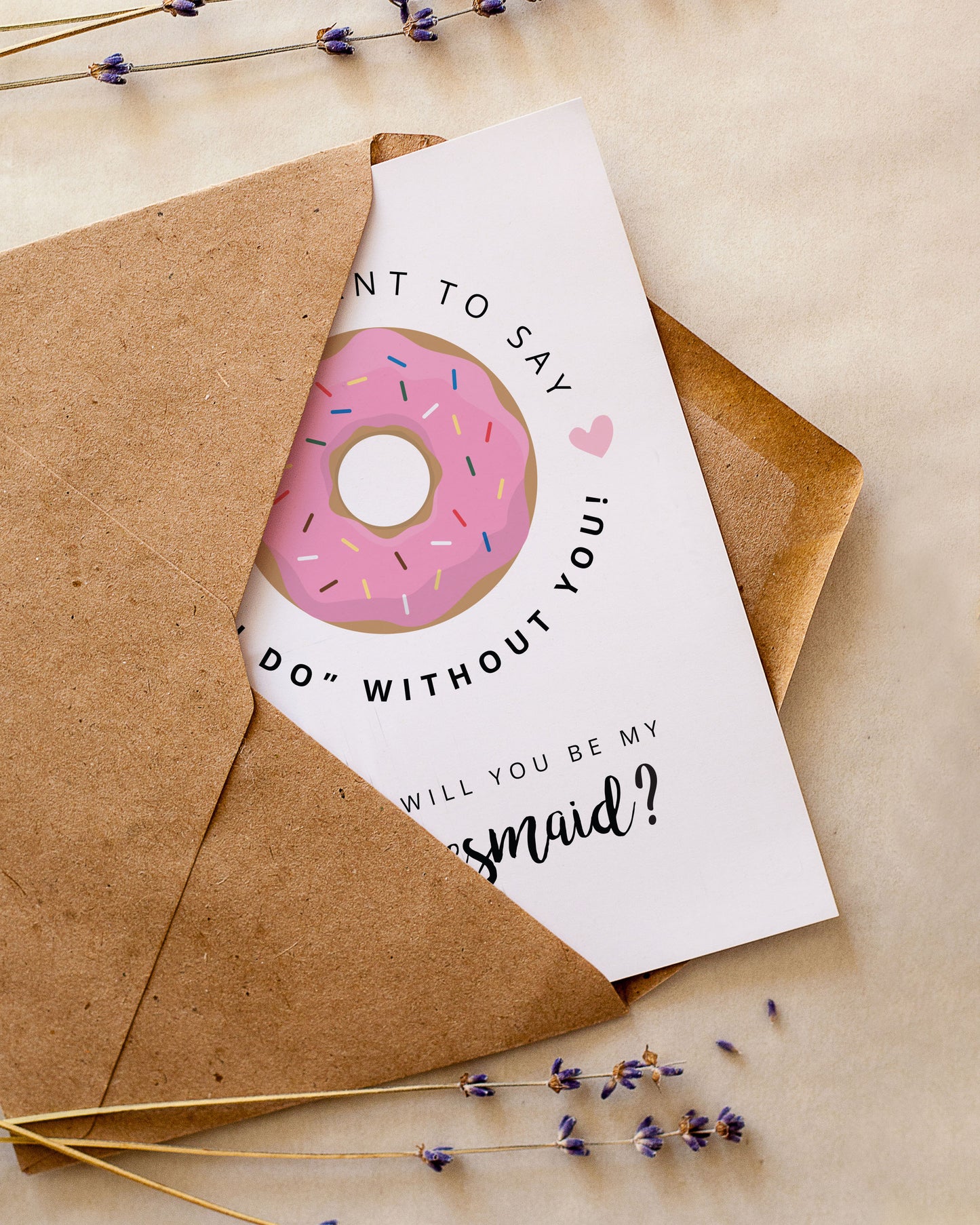 Donut | Bridesmaid Proposal Card