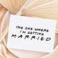 The One Where I'm Getting Married | FRIENDS Bridesmaid Proposal Card