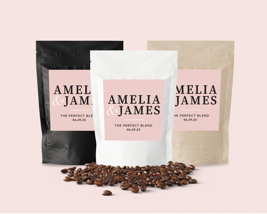 The Perfect Blend | Coffee Wedding Favour Bags