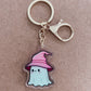 Pink Ghost Keychain