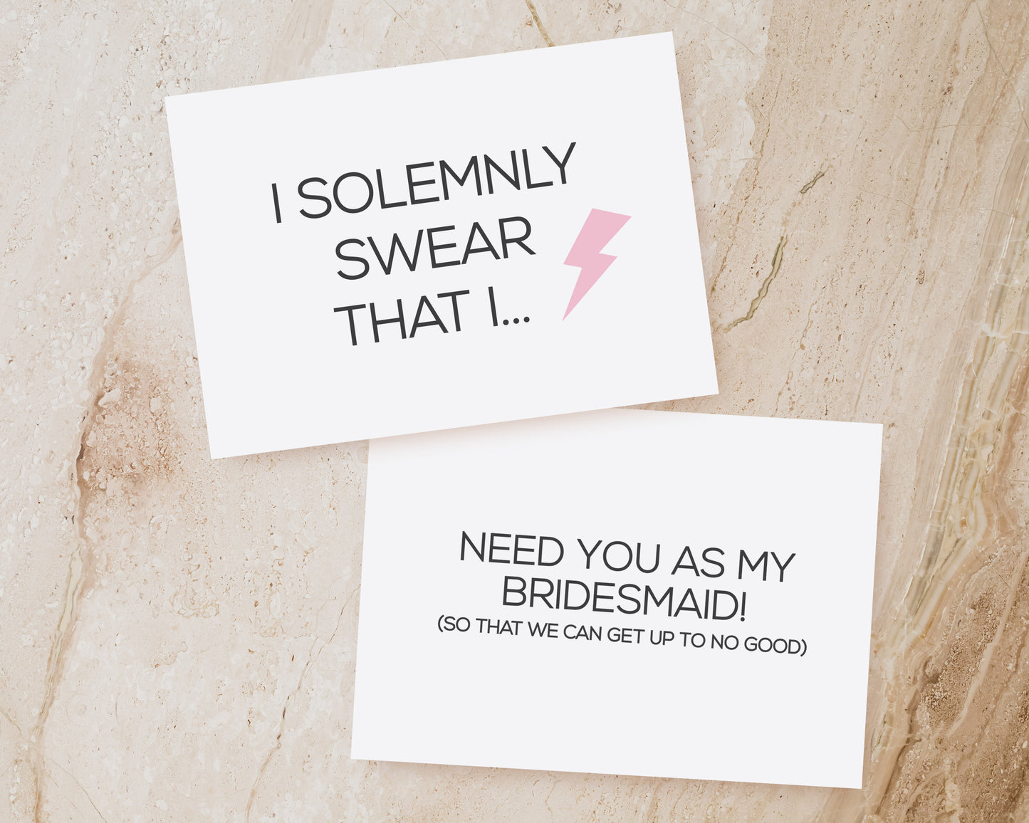 Solemnly Swear | Wizard Bridesmaid Proposal