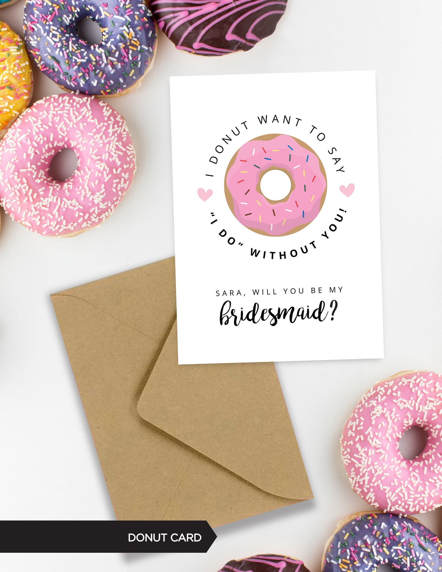 Donut | Bridesmaid Proposal Card