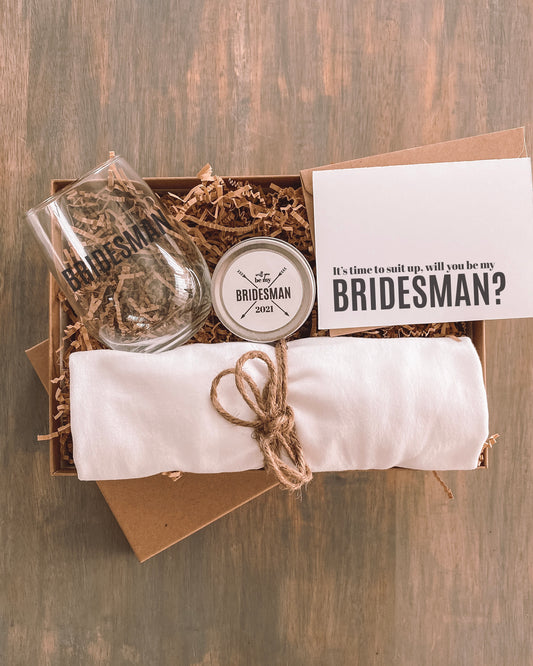 Bridesman Proposal Box