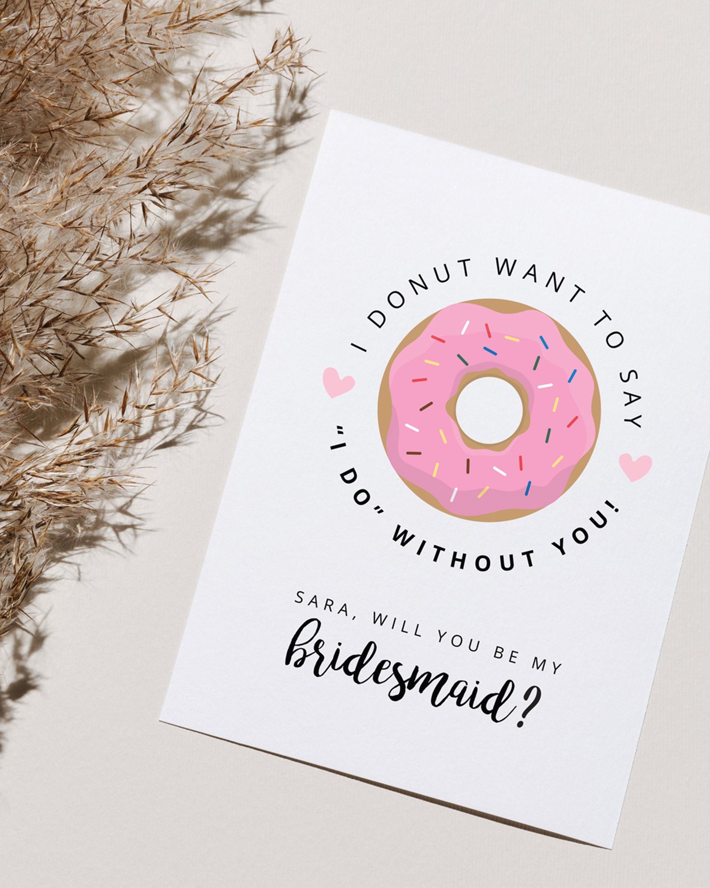 Donut | Bridesmaid Proposal Card